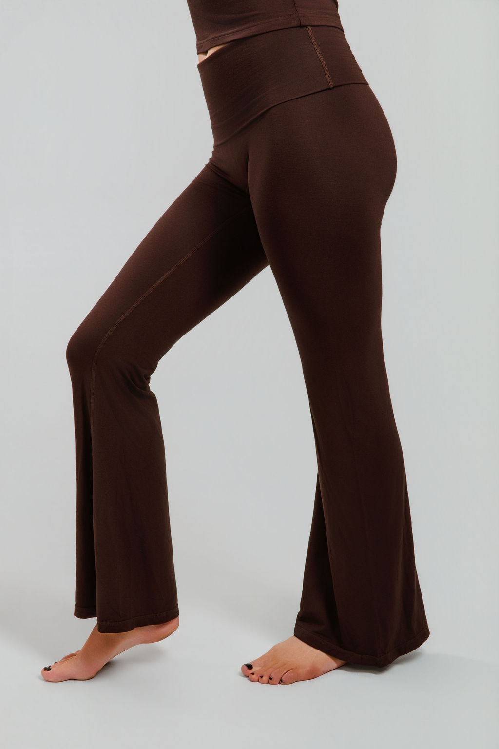 Home Soft Flare Pants - Espresso